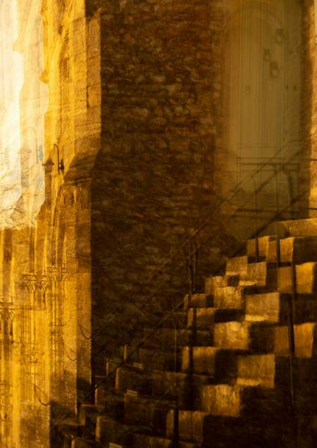 Colyton Church - steps to the belfry